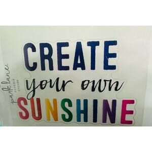 Park Lane- motivational Sticker- 7 1/2” x 5” -